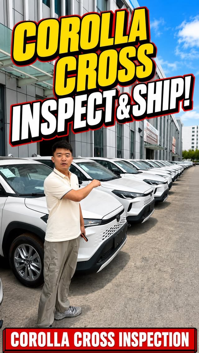 Toyota Corolla Cross ready for shipment! 🚗✅
Final inspection before delivery. Every vehicle is carefully checked to ensure safe and smooth export.

تویوتا کرولا کراس آماده ارسال! 🚗✅
بازرسی نهایی قبل از بارگیری؛ تمام خودروها با دقت بررسی می‌شوند تا سالم و مطمئن به مقصد تحویل داده شوند.

#toyota #corollacross #CarExport #صادرات_قطر _خودرو #واردات_خودرو